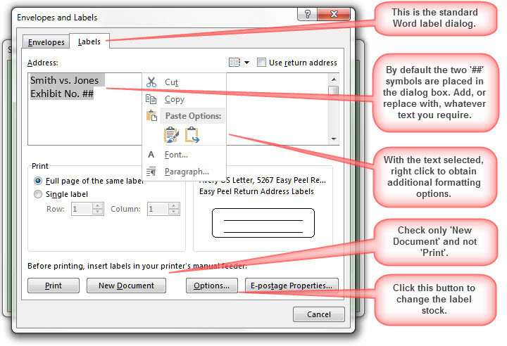 How To Print Address Labels In Word 2010 Copaxplay